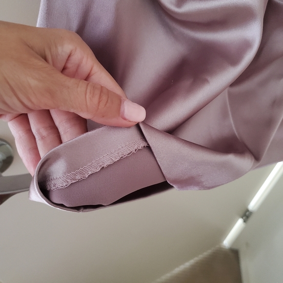 Beautiful lavender/purple strapless dress size 3/4 - Picture 5 of 5